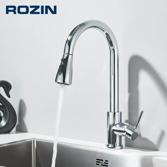 Rozin 크롬 주방 수도꼭지($6.48/무배)3