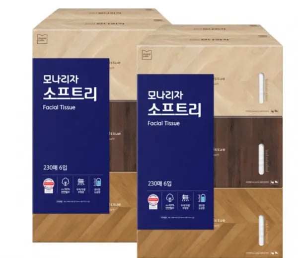 모나리자 소프트리 미용티슈 230매12팩(15,880/무료)3