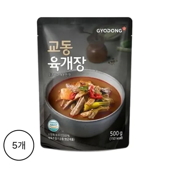 ] 교동 육개장 500g x 5개 (16,700원 / 무배)23