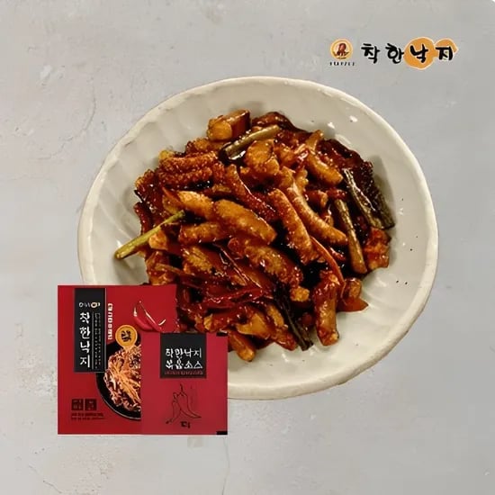 착한낙지 12팩 + 볶음소스 12팩 세트 (42,210원/무료)1