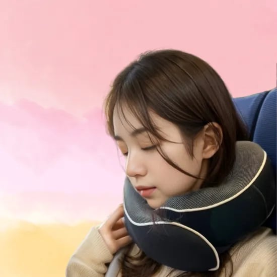 기내용 목베개+귀마개+안대+파우치+폰거치대 세트 (44,800원/무료)15