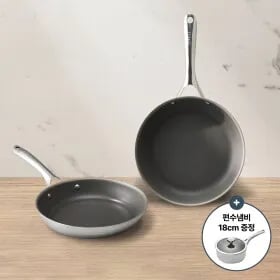 코렐 듀라나노 논코팅 프라이팬 2종(팬 20cm+팬28cm) 세트 + 편수냄비(18cm) 증정 (139,000원/무료)3