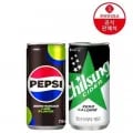 ] 펩시제로 210ml 30캔+칠성사이다 제로 210ml 30캔, 펩시제로 제로카페인, 칠성사이다 제로 (다양/무료)28