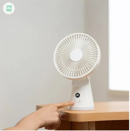 1+1 에어돔 탁상용 선풍기 BLDC 3600mAh(29,980원/무료)2