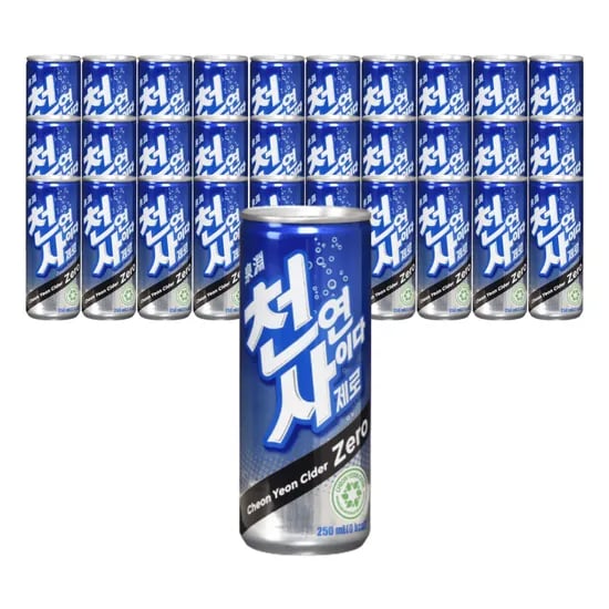 천연사이다 제로 250ml 30캔 (10,900원/무배)1