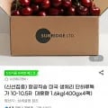 항공직송 미국 체리 10-10.5R 대용량 1.6KG (18,950원/무료)