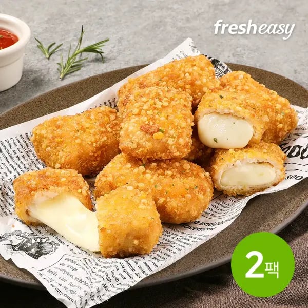 프레시지 더이지 치킨치즈블럭 330g 2팩 (15,950원/무료)1