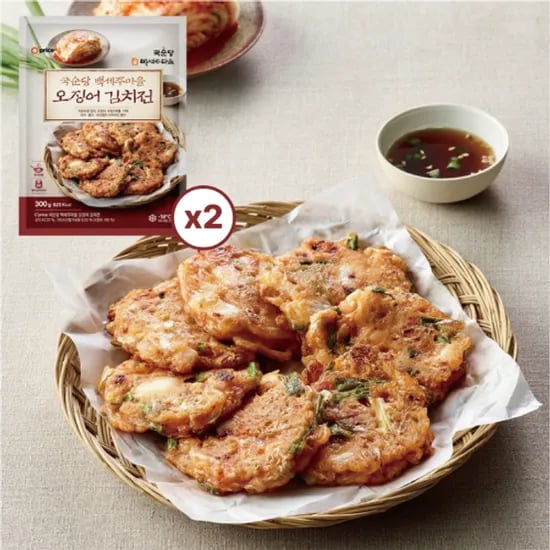 국순당 백세주마을 오징어 김치전 300g 2팩 (7,278원/무배)