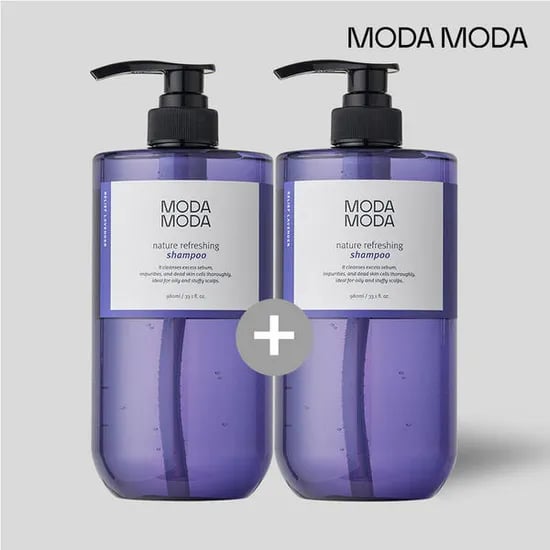 모다모다 대용량 샴푸 980ml 1+1 (12,990원/무료)1