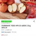 자연품애바른 가정용 세척사과 실중량 2.5kg 꼬마소과 (10,320원/무료)
