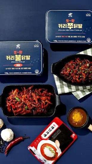 순수람 쏘~핫 커리 불닭발 250g 1+1(14,700원/무료)