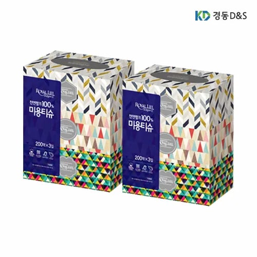천연펄프 미용티슈(200매 3개입) x 2개 4900원/1만이상시 무료2