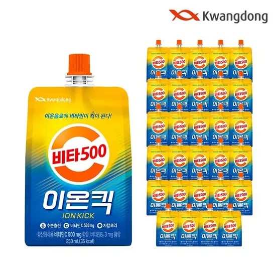 광동직영 비타500 이온킥 250ml x 30개입 (22,090원/무료)