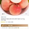 코인딜)대극천 납작복숭아 1kg 소과 (7,887원/무료)