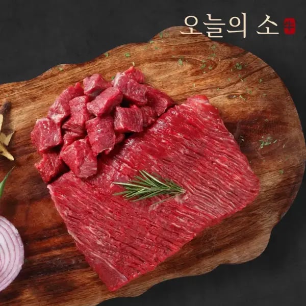 1등급 한우 국거리 400g (9,720원, 무료)