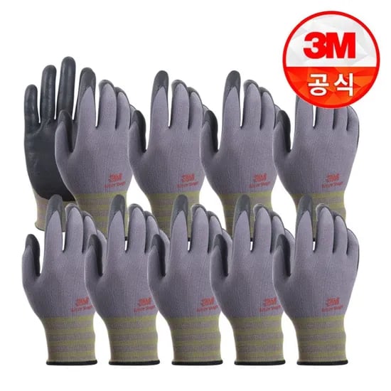 3M 슈퍼터프 NBR 플러스 터치 안전장갑 10켤레 M사이즈 (15,900원/무료)