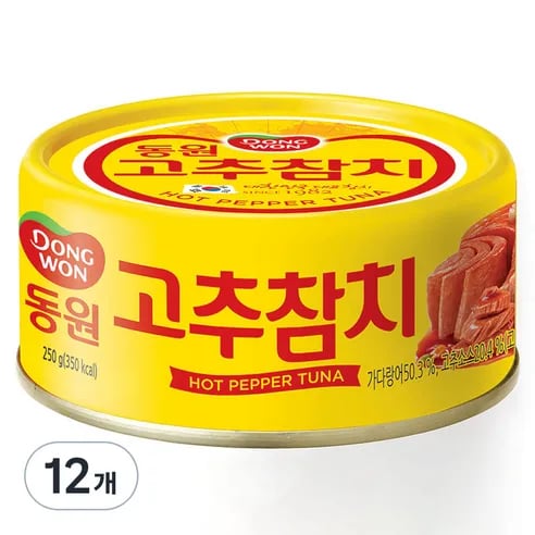동원 고추참치, 250g, 12개 (31,660원/무료)3