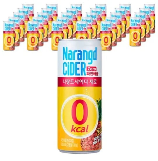 나랑드사이다 제로 파인애플, 245ml 30개 (10,320/무료)1