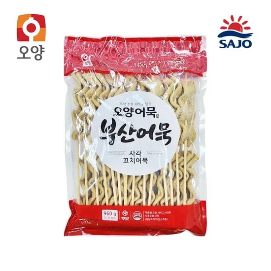 사조오양 부산 사각꼬치어묵 960g 30개 (9,990원/무료)3