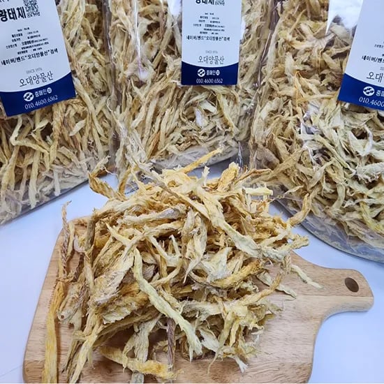뼈없는 황태채 1kg (31,960원/무배)1