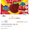 크라운제과 빅파이 딸기, 216g, 3개 (6,570원/무료)2