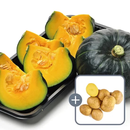 제주 미니 밤단호박 보우짱 로얄 4kg+제주감자 1kg증정 (13,900원/무료배송)