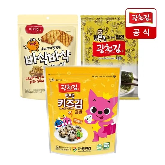 3대째 달인 재래 전장김 20g X 10봉 (9,900원/무료)