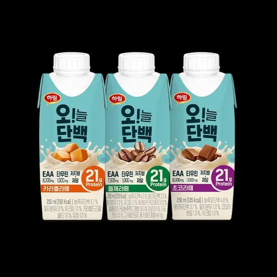 하림X박지량 오늘단백 프로틴 라떼 세트 (42,210원/무료)