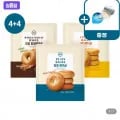 밀크앤허니 베이글 3종 95g 4입+4입 (총 2팩) + 크림치즈 20g 2개 증정 (12,420원/무료)