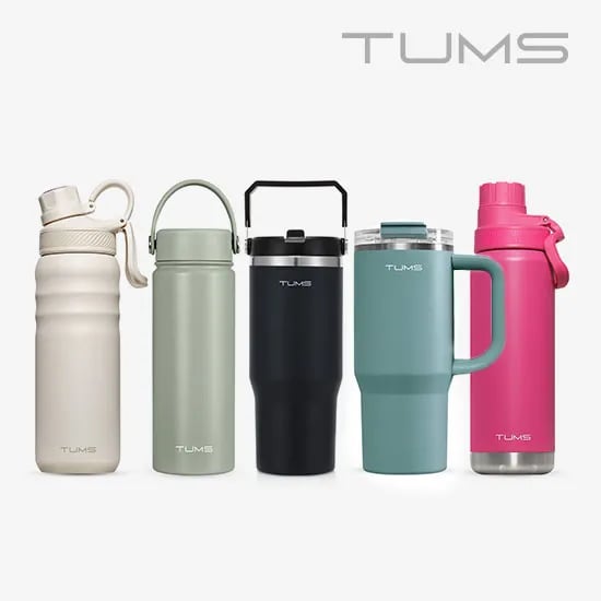 텀스 킹덤 핸들 진공 스텐텀블러 880ml (13,900원/무료배송)1