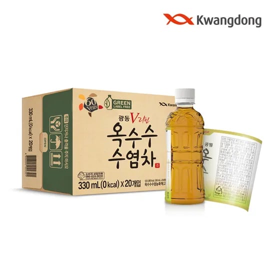 광동 옥수수수염차 무라벨 330ml 20입 (7,900원/무료)1