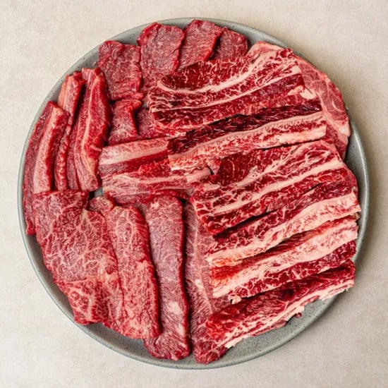 투뿔한우 갈비살 300g+특수부위300g (37,730원/무료)7