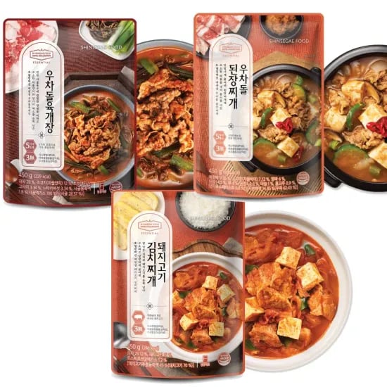 냉장 국탕 6팩(김치찌개2+된장2+육개장2)(16,285원/무배)
