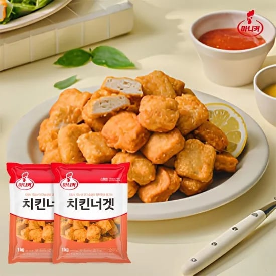 마니커 치킨너겟 텐더 2kg