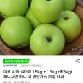 여름사과 썸머킹 중대과 3kg