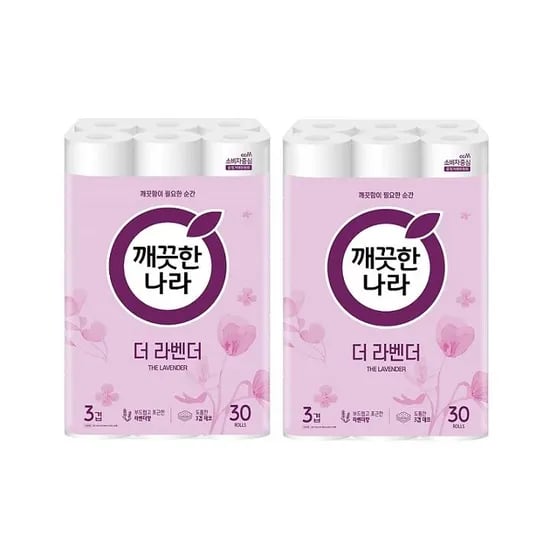 깨끗한나라 롤화장지 60롤