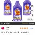 홈스타 락스 세제 스프레이 후로랄 500ml 3개