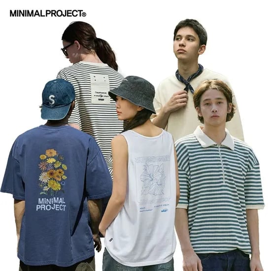 미니멀프로젝트 썬셋비치 피그먼트 나시