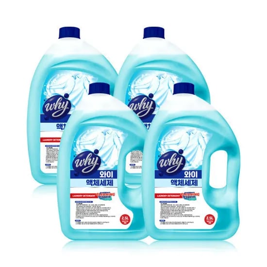 와이 액체세제 2.5L x 4개