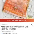 노르웨이 생연어회 필렛 1kg 26,790원