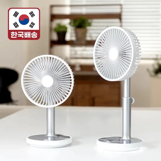 BLDC 충전식 무선 탁상용 미니 무드등 선풍기(28,163원/무료)