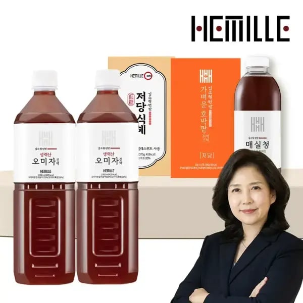 김소형원장 생력 오미자청 1,000ml 2병