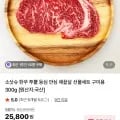 한우 투뿔 등심 구이용 300g