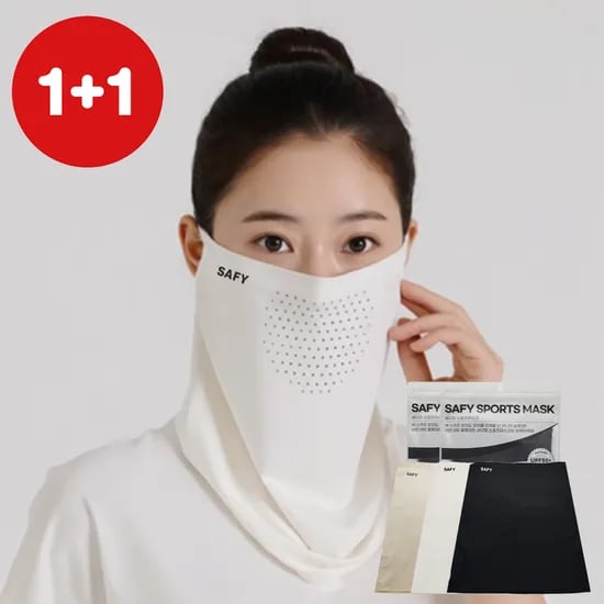 스포츠용 냉감 쿨 기능성 마스크 2개