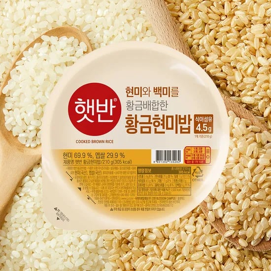 햇반 황금현미밥 210g 36개