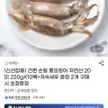 간편 손질 통오징어 20미 220gX10팩 자숙새우 증정