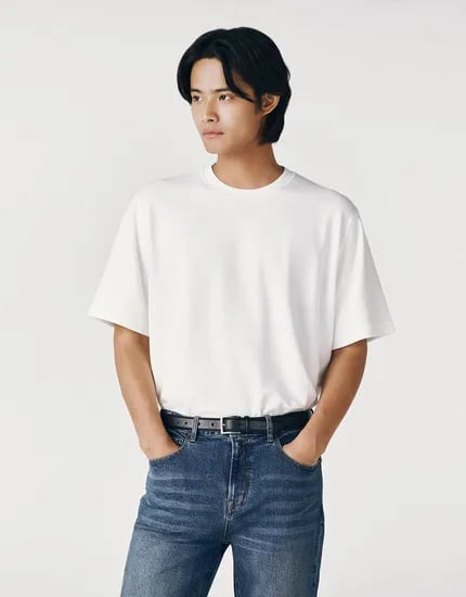 지오다노 텍스처 반팔티