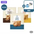 밀크앤허니 베이글 3종 95g x 4입+4입+4입 (총 3팩) 플레인 통밀 치즈 크림치즈 20g 3개