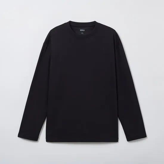 스파오 루즈핏 코튼 긴팔티 4장 25,900원