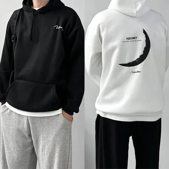 박스후드티 1+1 남여공용 후드티